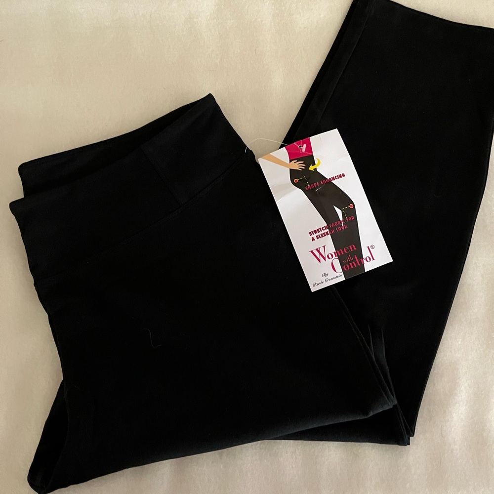 Women with Control Black Pants